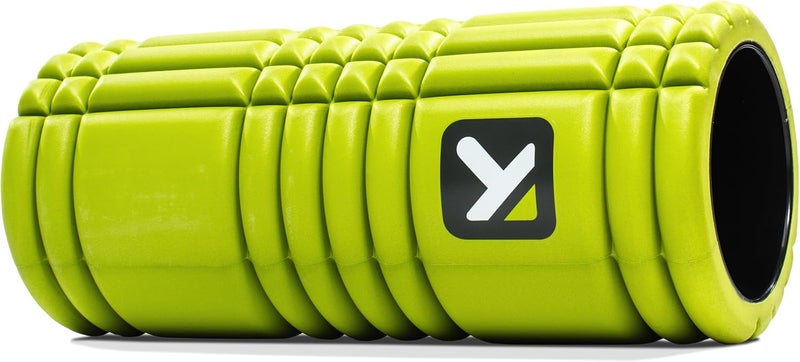 Trigger Point Performance Therapy Grid Foam Roller for Exercise, Deep Tissue Massage and Muscle Recovery, Original (13-Inch), Lime - Image 1